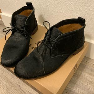 TRASK Addy Calf Hair Booties